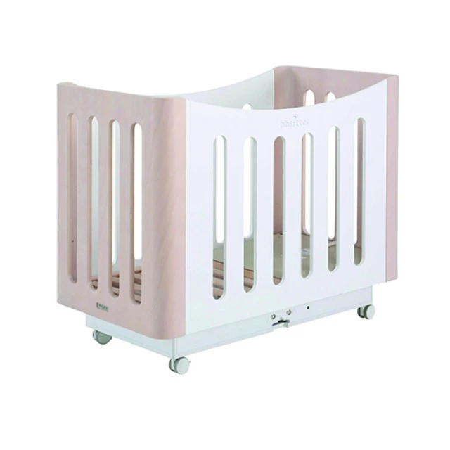 MICUNA Intelligent Παιδικό κρεβάτι-κούνια BABYSITTER 60/120 cm - λευκό/σκανδιναβικό