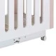 MICUNA Intelligent Παιδικό κρεβάτι-κούνια BABYSITTER 60/120 cm - λευκό/σκανδιναβικό