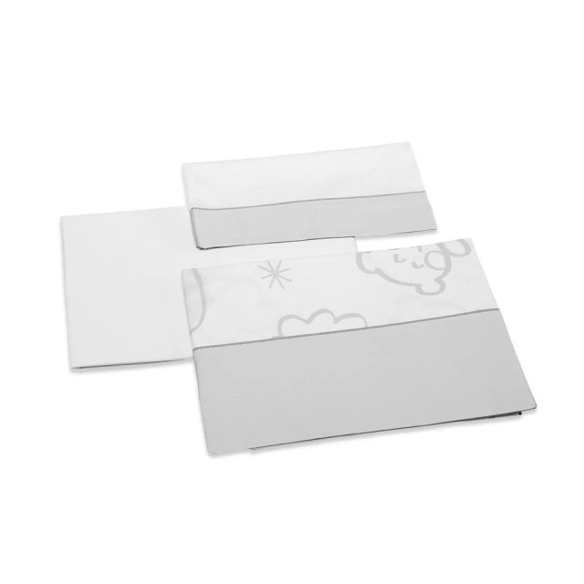 MICUNA Σετ κατωσέντονο και πανωσέντονο 60/120 Dolce Luce Grey