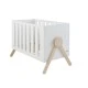 Παιδικό κρεβάτι MICUNA Transforming BIG SWING COT, 70/140 cm - λευκό/σκανδιναβικό