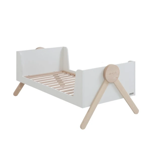 Παιδικό κρεβάτι MICUNA Transforming BIG SWING COT, 70/140 cm - λευκό/σκανδιναβικό