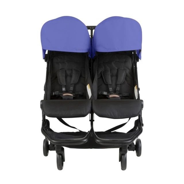 Mountain Buggy Καρότσι για δύο παιδιά Nano DUO Nautical (μαύρο και μπλε)