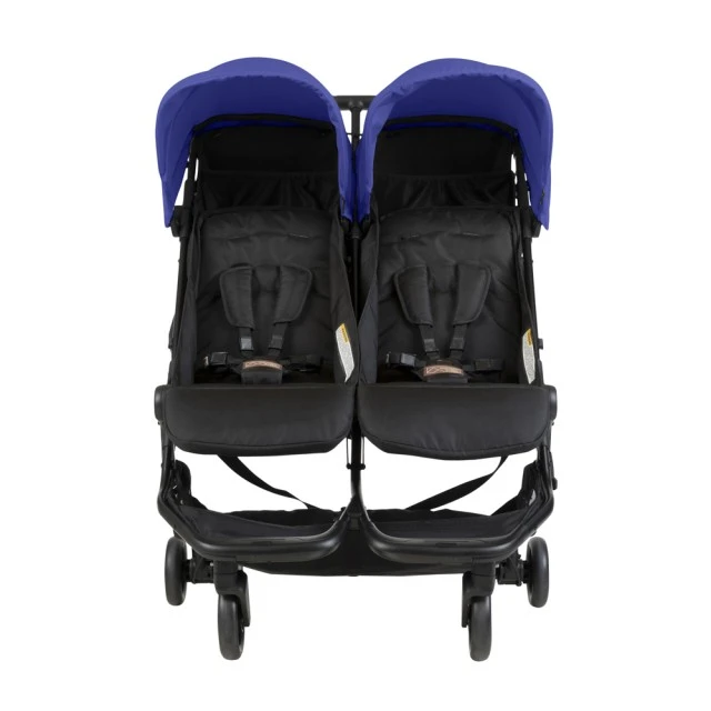Mountain Buggy Καρότσι για δύο παιδιά Nano DUO Nautical (μαύρο και μπλε)