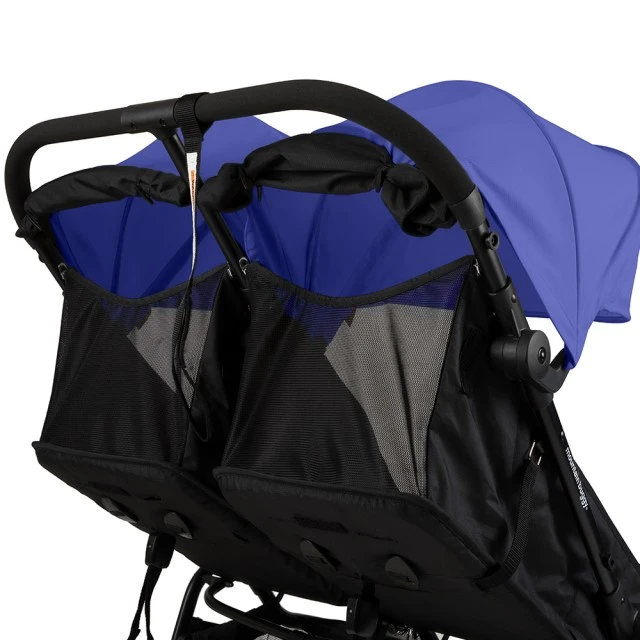 Mountain Buggy Καρότσι για δύο παιδιά Nano DUO Nautical (μαύρο και μπλε)
