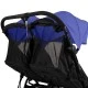 Mountain Buggy Καρότσι για δύο παιδιά Nano DUO Nautical (μαύρο και μπλε)