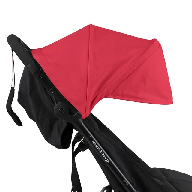 Mountain Buggy Καρότσι για δύο παιδιά Nano DUO Ruby (μαύρο και κόκκινο)