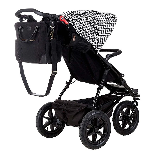 Τσάντα καροτσιού Mountain Buggy Luxury URBAN JUNGLE, άσπρο-μαύρο pepit