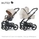 Mutsy NIO Cosmic Sand PACKAGE Σασί με κάθισμα + Bassinet για νεογέννητο