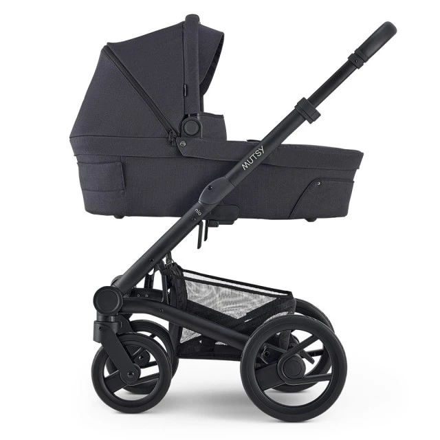 Mutsy NIO North Black PACKAGE Σασί με κάθισμα + Bassinet για νεογέννητο