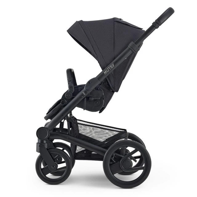 Mutsy NIO North Black PACKAGE Σασί με κάθισμα + Bassinet για νεογέννητο