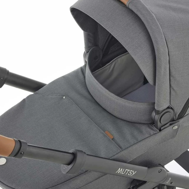 Mutsy NIO North Grey PACKAGE Σασί με κάθισμα + Bassinet για νεογέννητο