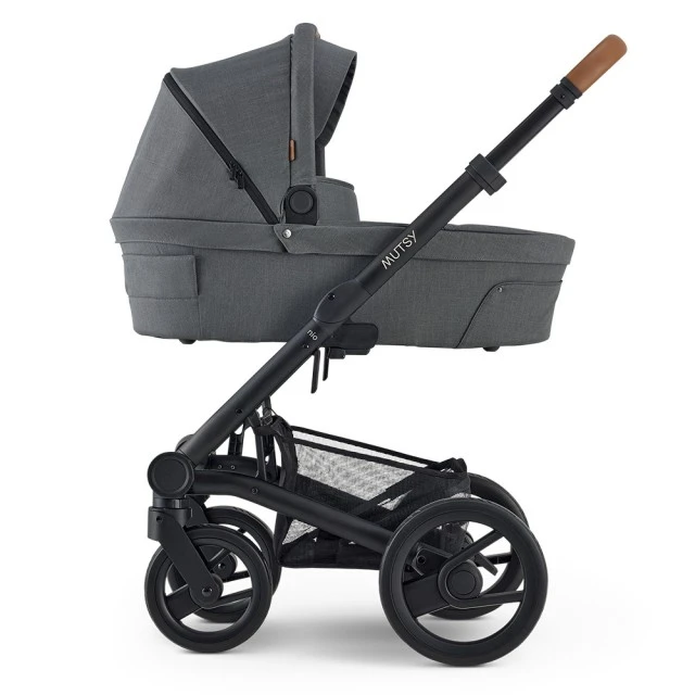 Mutsy NIO North Grey PACKAGE Σασί με κάθισμα + Bassinet για νεογέννητο