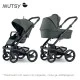 Mutsy NIO Pine Green PACKAGE Σασί με κάθισμα + Bassinet για νεογέννητο