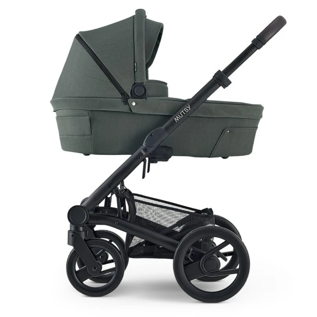 Mutsy NIO Pine Green PACKAGE Σασί με κάθισμα + Bassinet για νεογέννητο