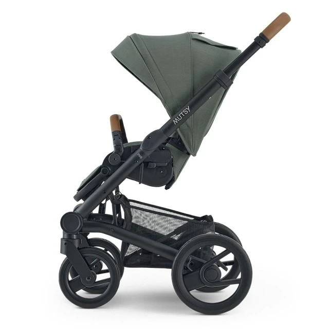 Mutsy NIO Sea Green PACKAGE Σασί με κάθισμα + Bassinet για νεογέννητο