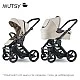 Mutsy EVO Infinite Sand PACK Σασί με κάθισμα + Bassinet για νεογέννητο