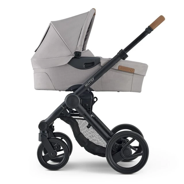 Mutsy EVO Concrete Melange PACKAGE Σασί με κάθισμα + Bassinet για νεογέννητο