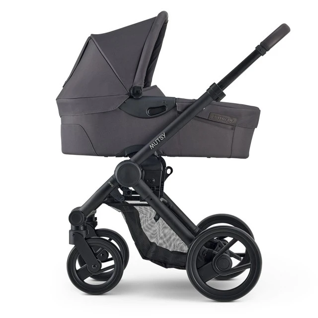 Mutsy EVO Stone Grey PACKAGE Σασί με κάθισμα + Bassinet για νεογέννητο