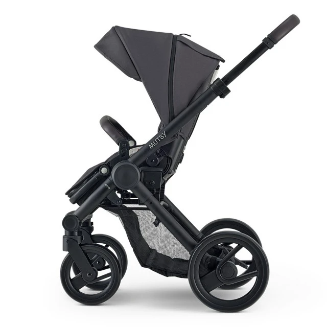 Mutsy EVO Stone Grey PACKAGE Σασί με κάθισμα + Bassinet για νεογέννητο