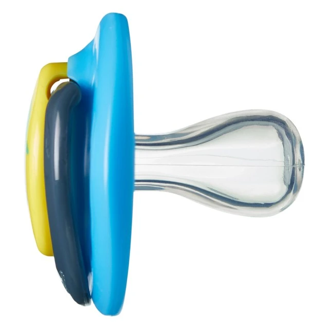 Tommee Tippee ορθοδοντικές πιπίλες FUN STYLE, 0-6μ, 2 τεμ., Σκύλος/Κοτόπουλο