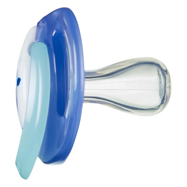 Ορθοδοντικές πιπίλες Tommee Tippee NIGHT TIME 0-6m, 2 τεμ./συσκευασία, Φάλαινες