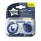 Ορθοδοντικές πιπίλες Tommee Tippee NIGHT TIME 0-6m, 2 τεμ./συσκευασία, Narwhal