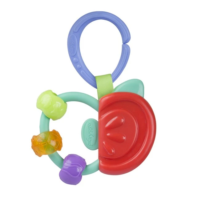PLAYGRO Κουδουνίστρα μήλο, 0μ+
