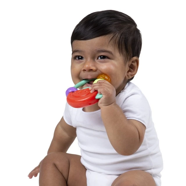 PLAYGRO Κουδουνίστρα μήλο, 0μ+