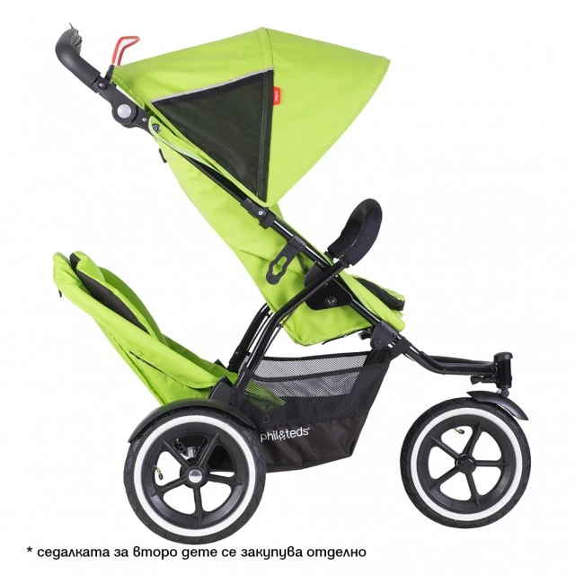 Καρότσι Phil & Teds Sport V5 για ένα ή περισσότερα παιδιά, St. Green