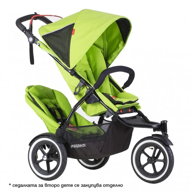 Καρότσι Phil & Teds Sport V5 για ένα ή περισσότερα παιδιά, St. Green