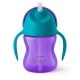 Philips AVENT Κύπελλο με καλαμάκι 200 ml, με λαβές, 9m+, ΜΩΒ