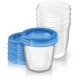 Δοχεία αποθήκευσης 180 ml, 5 τεμ./op. SCF619/05