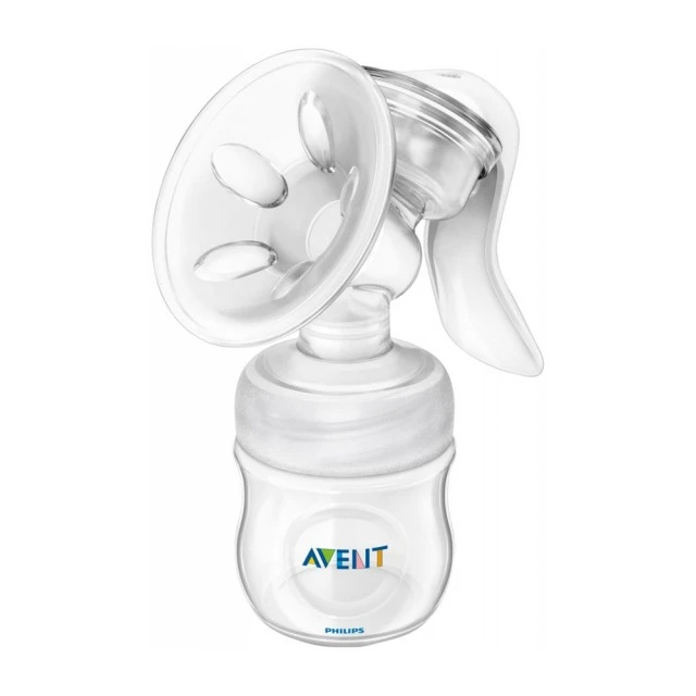 Χειροκίνητη αντλία μητρικού γάλακτος Comfort + GIFT επιθέματα μητρικού γάλακτος SCF330/20+254