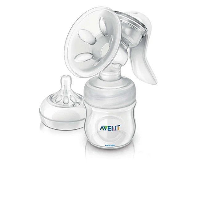 Χειροκίνητη αντλία μητρικού γάλακτος Comfort + GIFT επιθέματα μητρικού γάλακτος SCF330/20+254