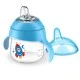 Philips AVENT Κύπελλο με μαλακή μύτη 200ml, 6m+ PENGUIN, μπλε