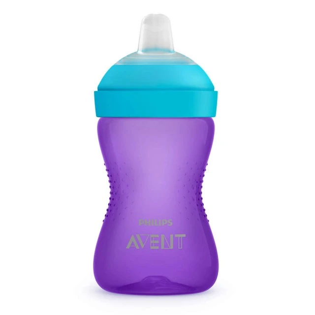 Philips AVENT Αντισταγονική κούπα με μαλακό στόμιο, 300 ml, 9м+, μωβ