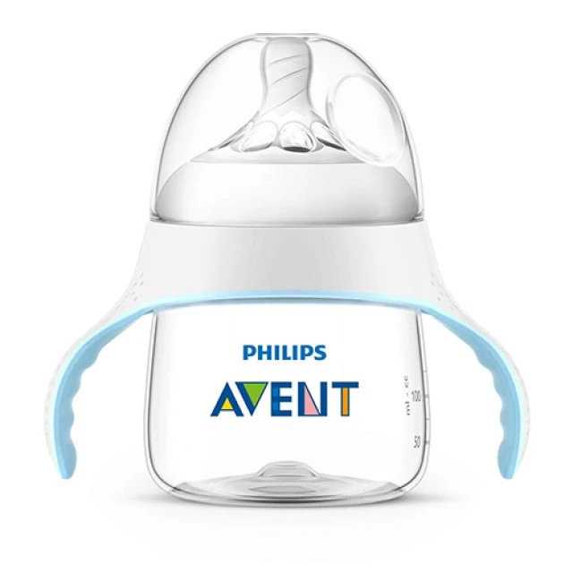 Προπονητικό μπουκάλι NATURAL 150 ml 4m+ με χερούλια