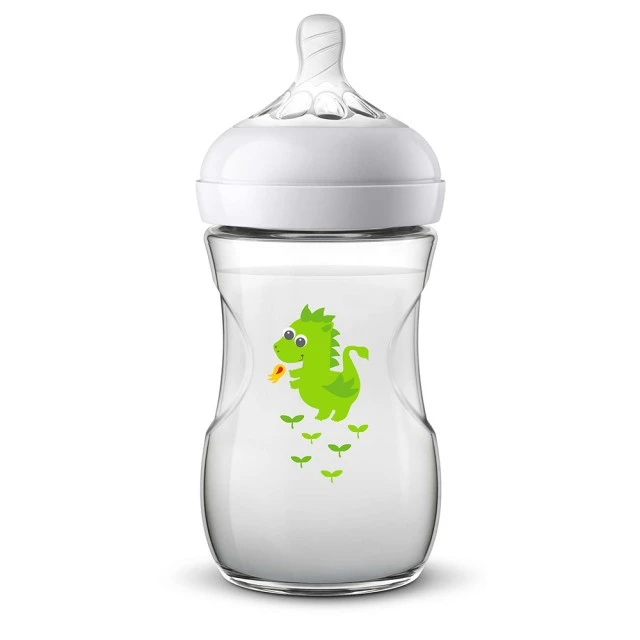 Μπουκάλι Natural 260 ml 1m+ με ντεκόρ Dino
