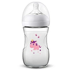 Μπουκάλι Natural 260 ml 1m+ με ντεκόρ Unicorn