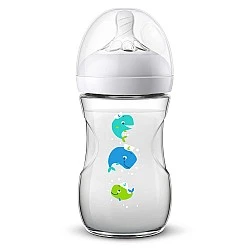 Μπουκάλι Natural 260 ml 1m+ με κιτ ντεκόρ
