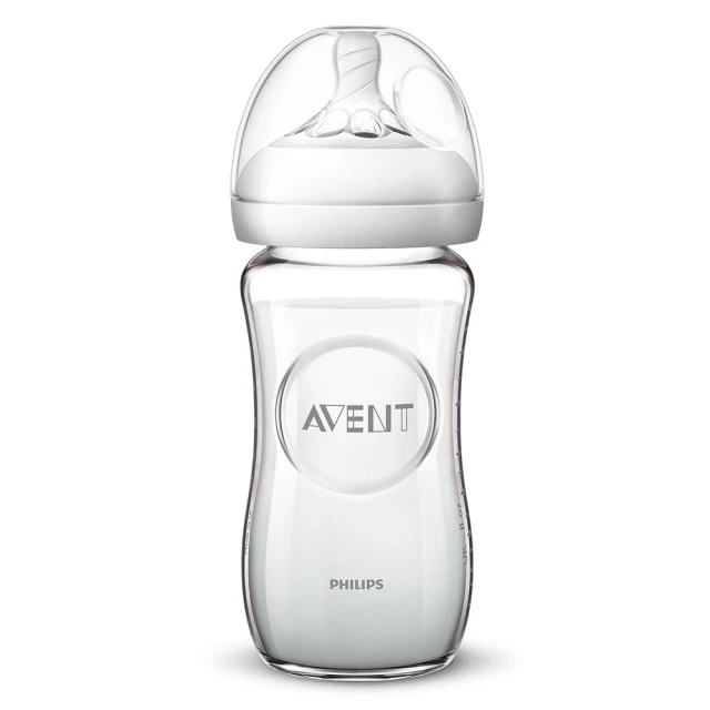 Γυάλινη φιάλη Natural 240 ml 1m+