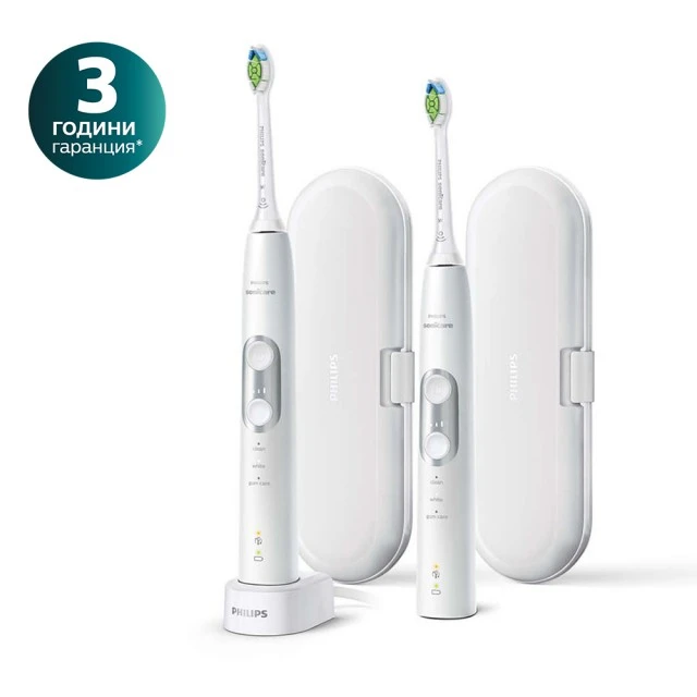 Σετ οδοντόβουρτσας ProtectiveClean series 6100 2 τεμαχίων λευκό