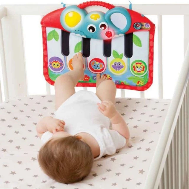 PLAYGRO 4-σε-1 Μουσικό πιάνο χειρός/ποδιού (με φώτα), 0m+