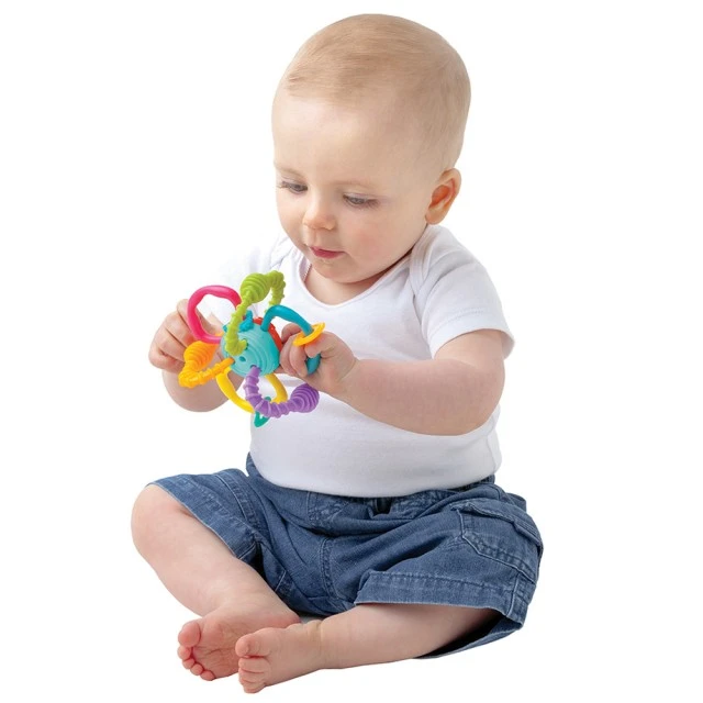 PLAYGRO Εύκαμπτη μπάλα οδοντοφυΐας, 6μ+