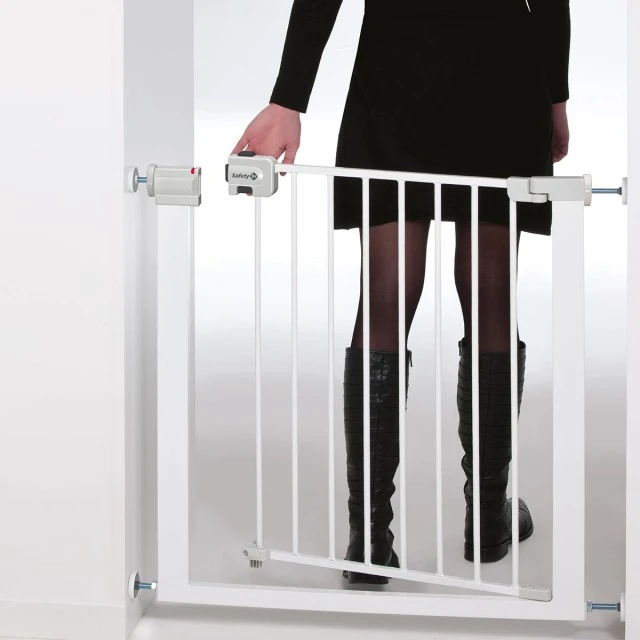 Μεταλλικό φράγμα πόρτας γενικής χρήσης SAFETY 1ο, λευκό