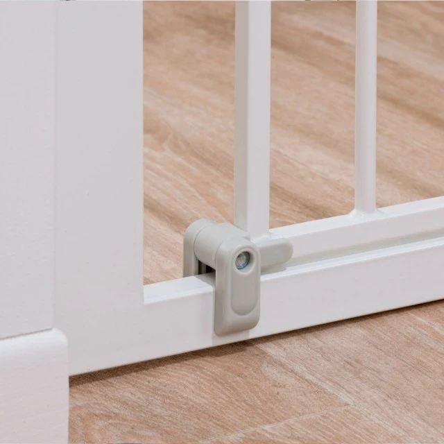 SAFETY 1st καθολική μεταλλική πόρτα ασφαλείας με αυτόματο κλείδωμα λευκή