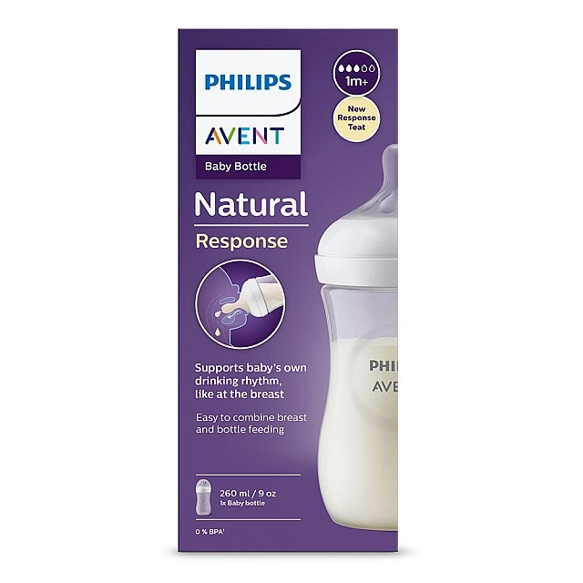 Μπιμπερό Natural Response 260 ml 1m+