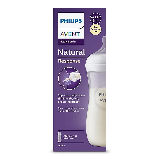 Μπιμπερό Natural Response 330 ml 3m+