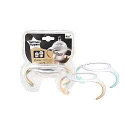 Tommee Tippee Handles για μπουκάλια και φλιτζάνια, 4m+, 2 τεμ/συσκευασία, πράσινο και πορτοκαλί