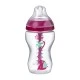 Tommee Tippee μπιμπερό Advanced Anti-Colic 3μ+, 340 ml, ροζ με σχέδιο